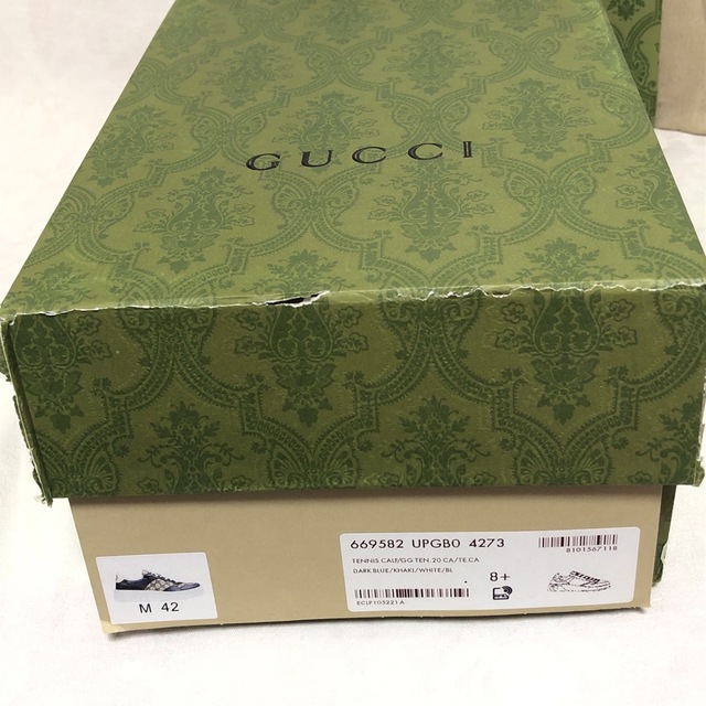 Gucci - 新品　未使用　Gucciグッチ　メンズ GG スニーカー　42 26cm