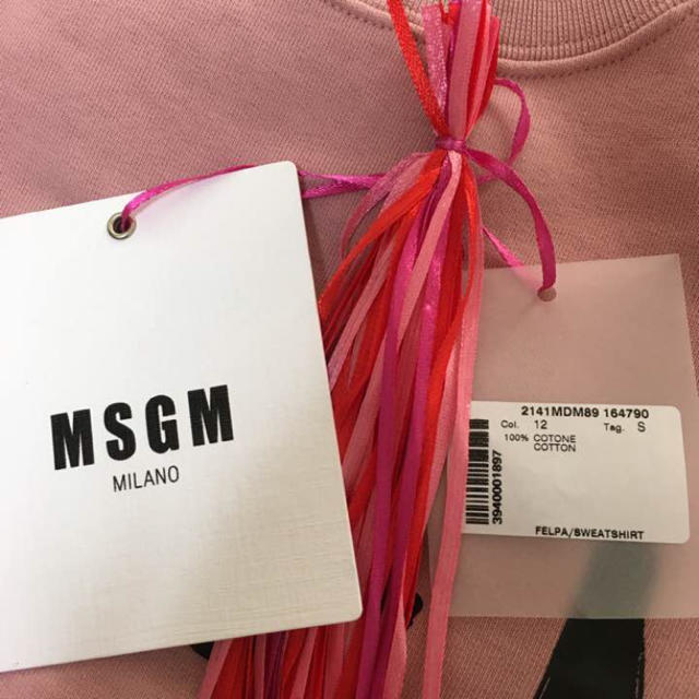 MSGM(エムエスジイエム)のかずりん様専用★msgm♡トレーナー Sサイズ レディースのトップス(トレーナー/スウェット)の商品写真