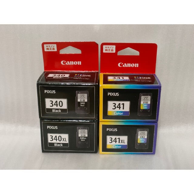 CANON インク BC-340,340XL,341,341XL 4個セット状態未開封未使用