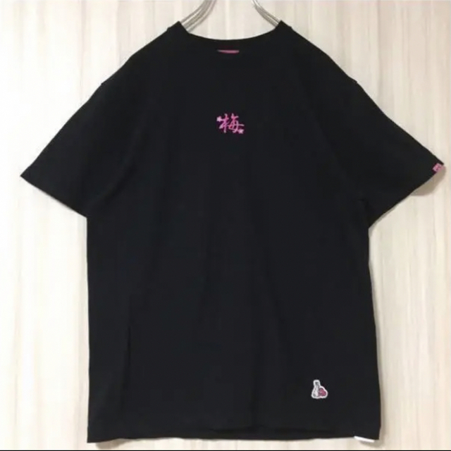 爆限定花札 FR2梅 Tシャツ 黒 XLARGE CUNE HUF