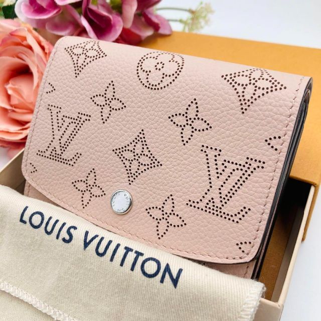 大きな割引 VUITTON LOUIS - 二つ折り財布 コンパクト イリス