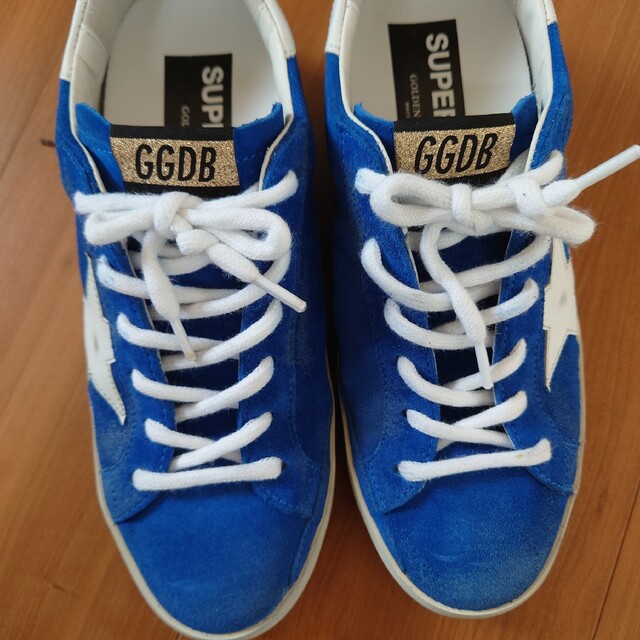 GOLDEN GOOSE(ゴールデングース)のGOLDEN GOOSE SUPER STAR BLUE スニーカー 37 レディースの靴/シューズ(スニーカー)の商品写真