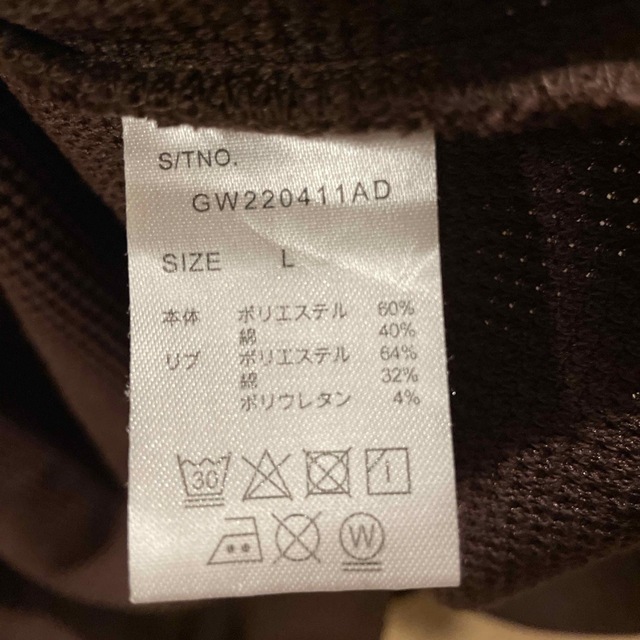 GLOBAL WORK(グローバルワーク)のGLOBAL WORK ヘビーウエイトワッフルTシャツ Lサイズ メンズのトップス(Tシャツ/カットソー(半袖/袖なし))の商品写真