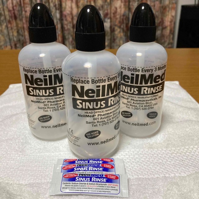 ニールメッド サイナスリンス SINUS RINSE 鼻うがい ボトル 3本