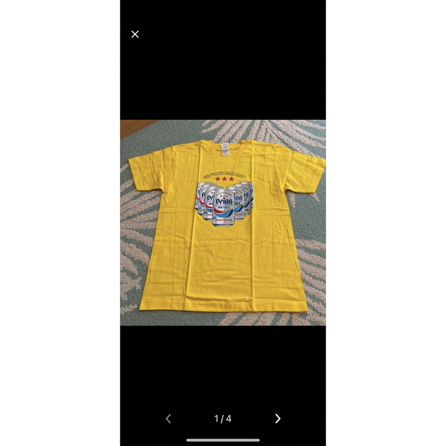 オリオンビール　Tシャツ　ブルー&イエロー メンズのトップス(Tシャツ/カットソー(半袖/袖なし))の商品写真