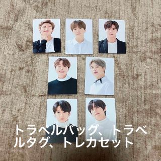 BTS トラベルバッグ　トラベルタグ　トレカセット