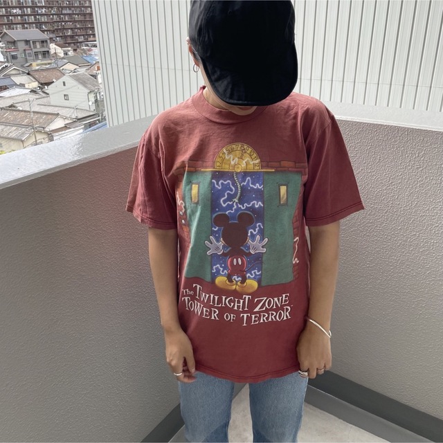 <24時間以内に発送！>90sDisneyタワー・オブ・テラーtシャツ