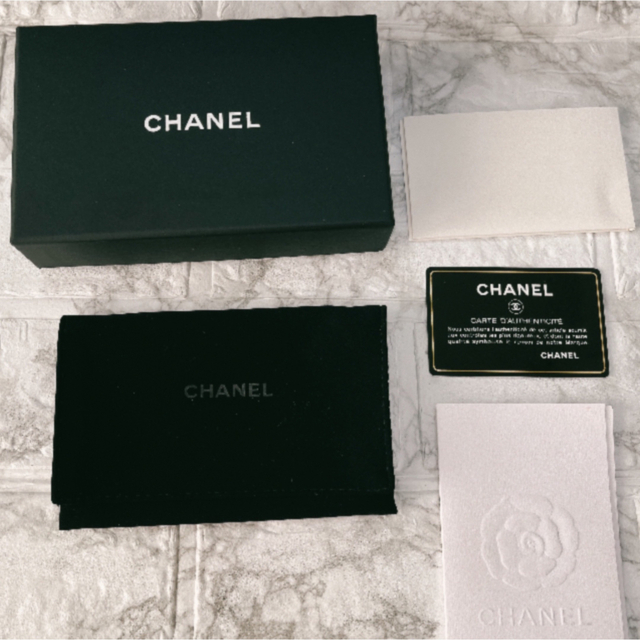 CHANEL(シャネル)のCHANEL マトラッセ　キャビアスキン　レッド　キーリング付きキーケース レディースのファッション小物(キーケース)の商品写真