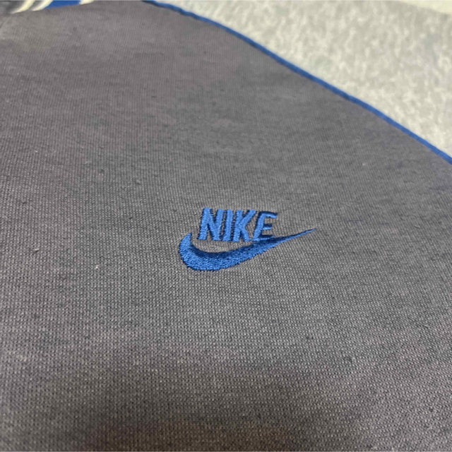 NIKE(ナイキ)の70〜80s NIKE★ナイキ 紺タグ ジップスウェット 刺繍 ロゴ刻印 M メンズのトップス(ジャージ)の商品写真