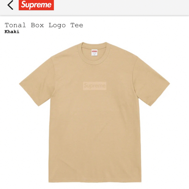 Supreme Tonal Box Logo Tee