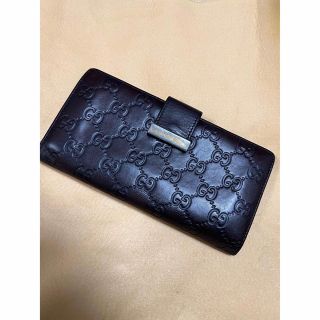 グッチ(Gucci)のGucci モノグラム　レザーウォレット(長財布)