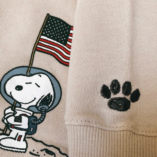 SNOOPY(スヌーピー)の2枚セット　スヌーピー　トレーナー　95㎝　裏毛 キッズ/ベビー/マタニティのキッズ服男の子用(90cm~)(Tシャツ/カットソー)の商品写真