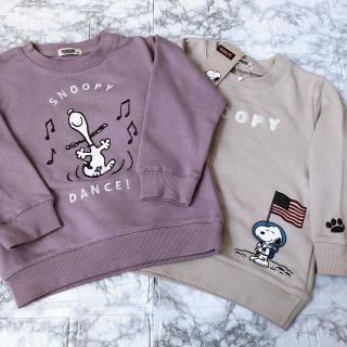 スヌーピー(SNOOPY)の2枚セット　スヌーピー　トレーナー　95㎝　裏毛(Tシャツ/カットソー)