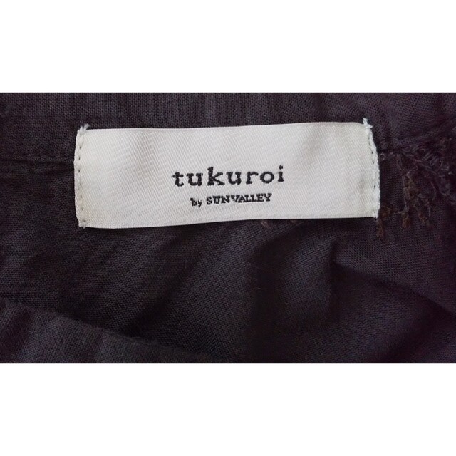 tukuroi by SUNVALLEY コットンリネン総柄刺繍 ブラウス