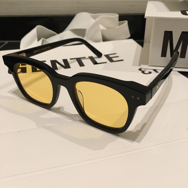 BIGBANG(ビッグバン)のGENTLE MONSTER ジェントルモンスター サングラス イエロー メンズのファッション小物(サングラス/メガネ)の商品写真