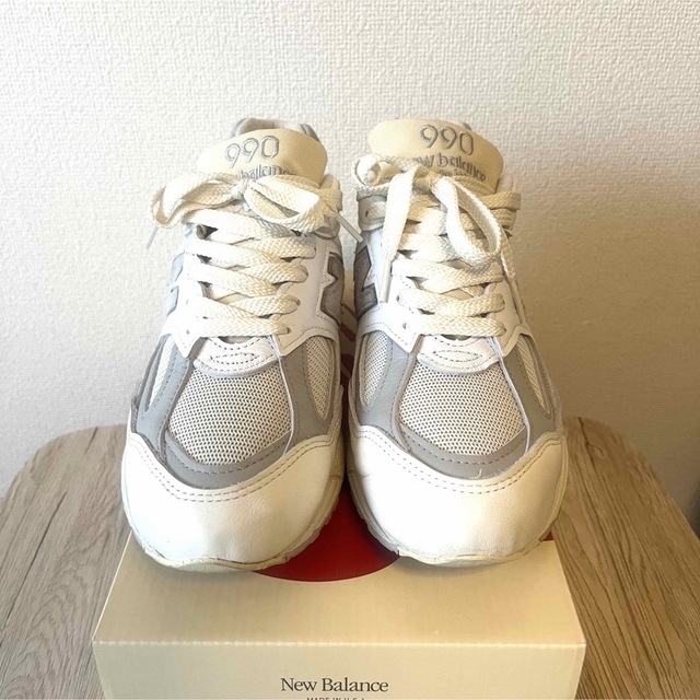 New Balance(ニューバランス)のゴルゴン様専用 New Balance 990V2 "Sea Salt" メンズの靴/シューズ(スニーカー)の商品写真