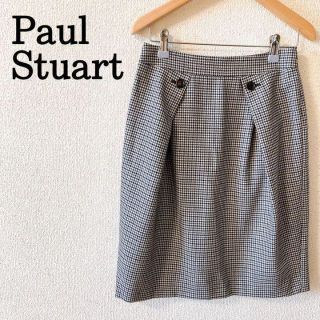 ポールスチュアート(Paul Stuart)の美品　PaulStuart  ポールスチュアート　ウール　スカート(ひざ丈スカート)