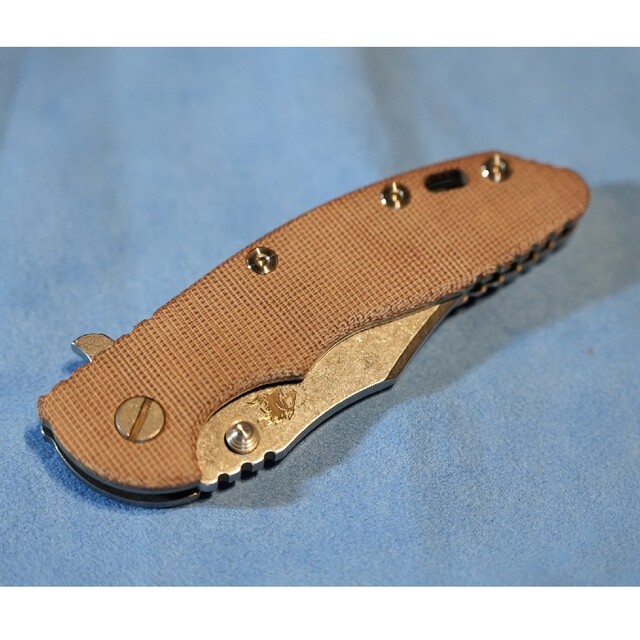 Hinderer Knives XM-18 3.5 Bowie FDE G-10 6