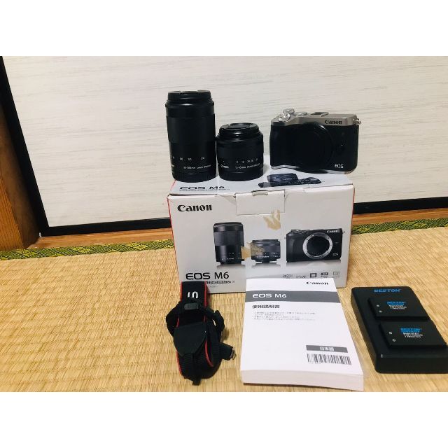 CANON EOS M6 ダブルズームキット シルバー - www CANON EOS M6 ダブルズームキット シルバー - www
