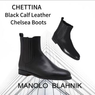 MANOLO BLAHNIK - MANOLO BLAHNIK サイドゴアブーツの通販 by スムース