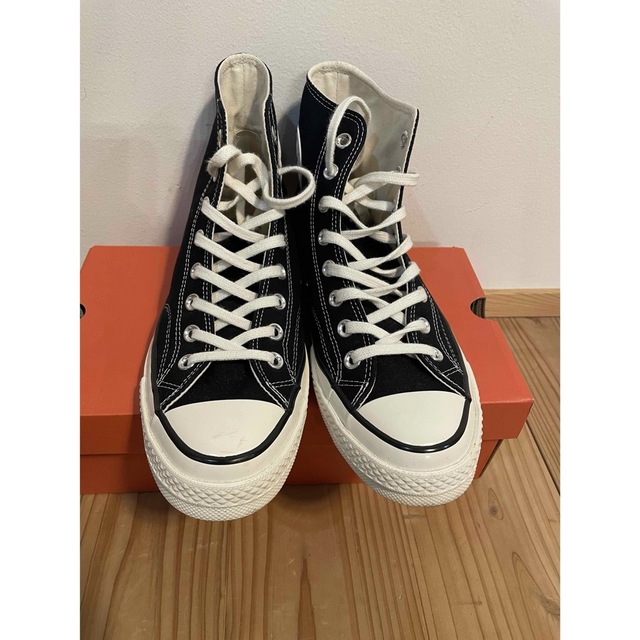 Converse ChuckTaylor Hi Black CT70 27センチ