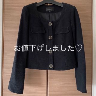 ルスーク(Le souk)の美品♡サイズ３８◆ルスーク◆ノーカラージャケット◇フランドル(ノーカラージャケット)