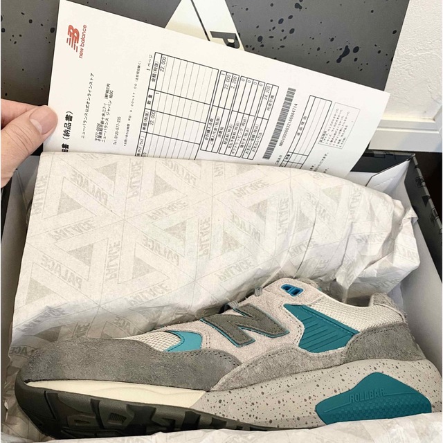 New Balance(ニューバランス)の希少Palace × New Balance 580新品未使用30cm国内正規品 メンズの靴/シューズ(スニーカー)の商品写真