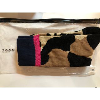 サカイ(sacai)のsacai レオパード 靴下(ソックス)