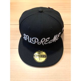 シュプリーム(Supreme)のシュプリーム　Script New Era　黒3/4(キャップ)