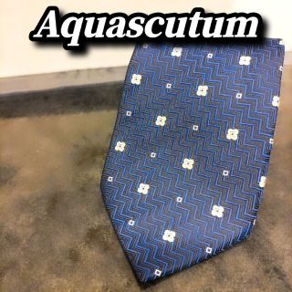 アクアスキュータム(AQUA SCUTUM)の【美品】Aquascutum★アクアスキュータム★ネクタイ★シルク★小紋柄★総柄(ネクタイ)