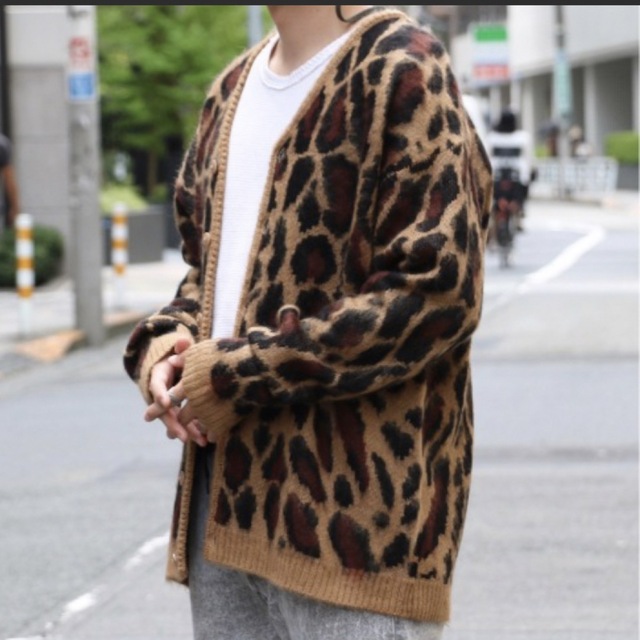 TOWNCRAFT タウンクラフト シャギー ジャガードカーディガン