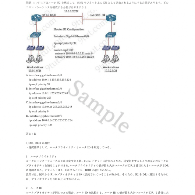 【合格実績多数】CCNA 問題集・解説 700問 エンタメ/ホビーの本(コンピュータ/IT)の商品写真