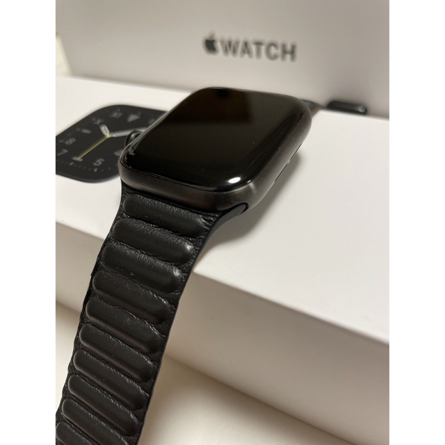 Apple Watch(アップルウォッチ)のミーキ様専用！【本日限定値下げ】AppleWatch 6 44mm チタニウム スマホ/家電/カメラのスマートフォン/携帯電話(その他)の商品写真