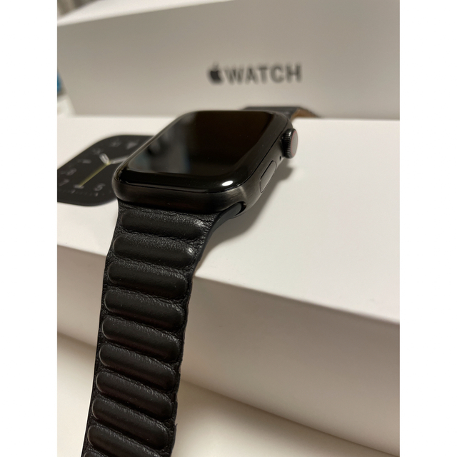 Apple Watch(アップルウォッチ)のミーキ様専用！【本日限定値下げ】AppleWatch 6 44mm チタニウム スマホ/家電/カメラのスマートフォン/携帯電話(その他)の商品写真