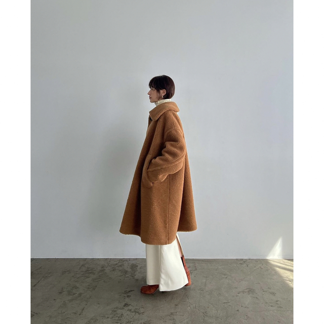 CLANE(クラネ)のクラネ正規品！新品紙タグ付★ボアコートVOLUME FLARE BOA COAT レディースのジャケット/アウター(ロングコート)の商品写真