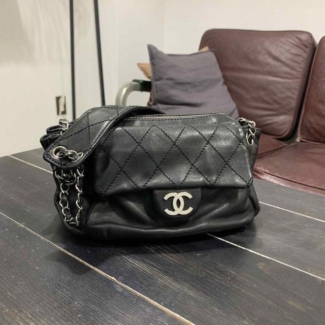 CHANEL✨レザー チェーン ハンドバッグレディース