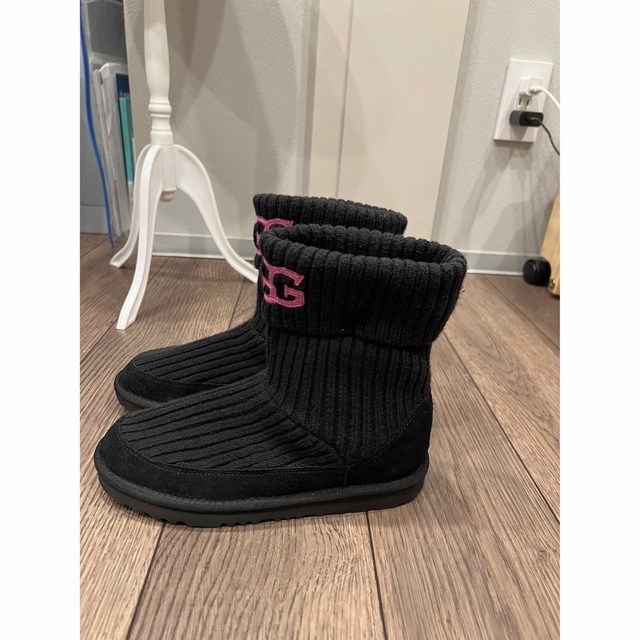 UGG2wayピンクニットブーツ＊6＊箱無し発送＊