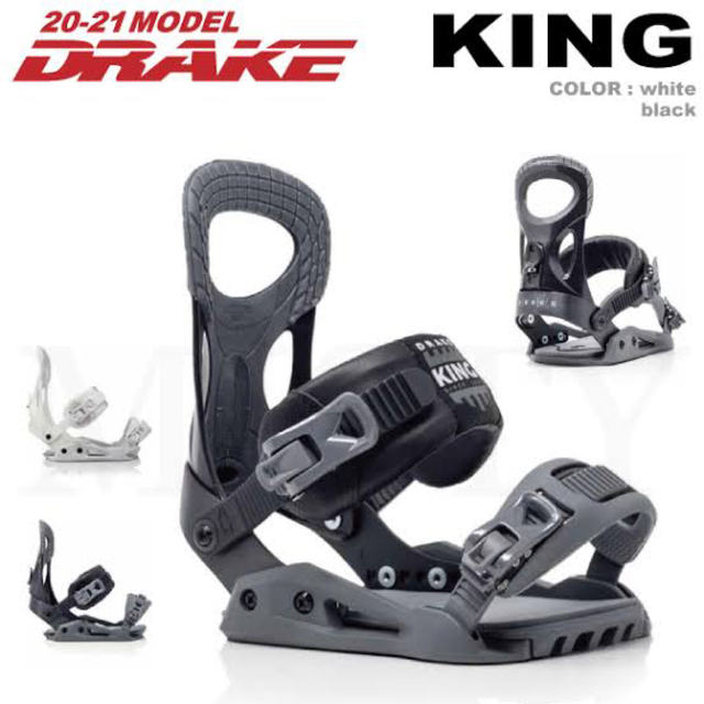 新品未使用 DRAKEドレイク KING 22-23 ブラック M