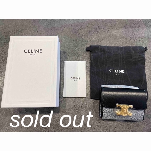 celine - 新品未使用 コンパクトウォレット トリオンフの通販 by S ...