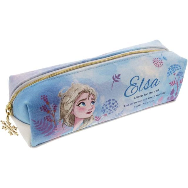 Disney(ディズニー)の即購入OK！【新品・タグ付き】ディズニー ペンケース アナと雪の女王2  エルサ インテリア/住まい/日用品の文房具(ペンケース/筆箱)の商品写真