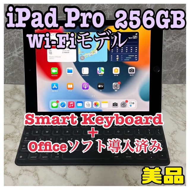 極美品)iPad pro10.5 256G wifi +純正付属品〜勉学にも最適