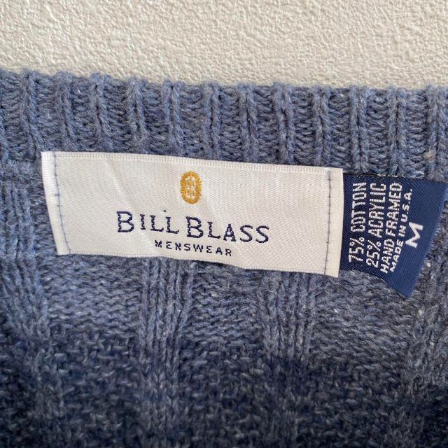 US古着　BILL BLASS  90′s   ニット  ボーダー　ヴィンテージ メンズのトップス(ニット/セーター)の商品写真