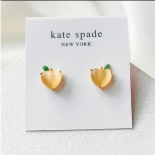 ケイトスペードニューヨーク(kate spade new york)の【新品】kate spade ケイトスペード フルーツサラダピーチスタッドピアス(ピアス)