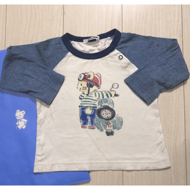 familiar(ファミリア)の✩︎⡱ファミリア 90 シャツ✩︎⡱ キッズ/ベビー/マタニティのキッズ服男の子用(90cm~)(Tシャツ/カットソー)の商品写真