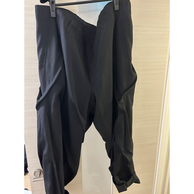yohji yamamoto 即完売人気商品 23ss ランダムタックパンツ