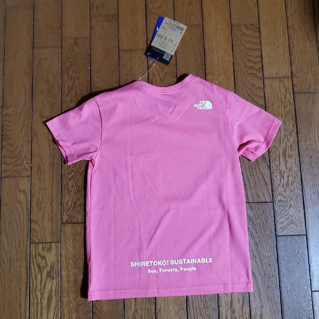 THE NORTH FACE(ザノースフェイス)のザノースフェイス◎シレトコロゴTシャツ◎140cm キッズ/ベビー/マタニティのキッズ服女の子用(90cm~)(Tシャツ/カットソー)の商品写真