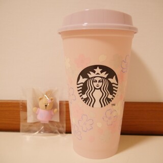 スターバックスコーヒー(Starbucks Coffee)のスターバックス　リユーザブルカップ　ベアリスタ　SAKURA 2023 さくら(容器)