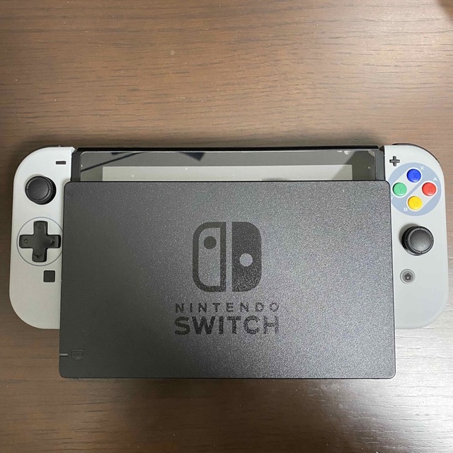 ニンテンドースイッチ　ジョイコン カスタム スーパーファミコン風