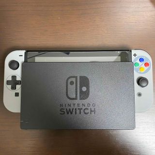 ニンテンドースイッチ(Nintendo Switch)のニンテンドースイッチ　ジョイコン カスタム スーパーファミコン風(家庭用ゲーム機本体)