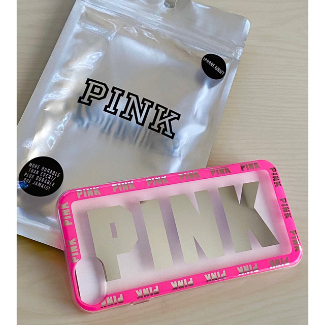 Victoria's Secret(ヴィクトリアズシークレット)の【新品】ヴィクトリアシークレット iPhone SE ケース pink 6s 7 スマホ/家電/カメラのスマホアクセサリー(iPhoneケース)の商品写真